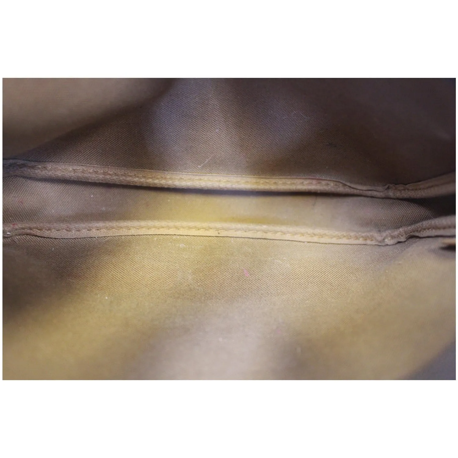 LOUIS VUITTON Pochette Accessoires Monogram Canvas Pouch Bag Brown