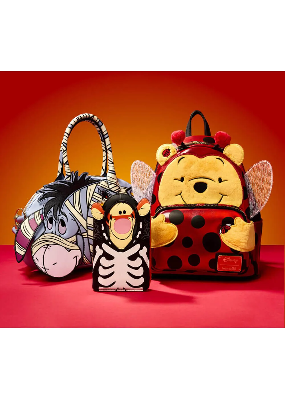 Loungefly Disney Winnie The Pooh Skeleton Tigger Wallet Black