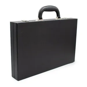 LPG Classics Leather Backgammon Set - Black