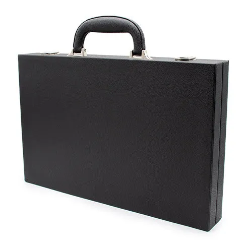 LPG Classics Leather Backgammon Set - Black
