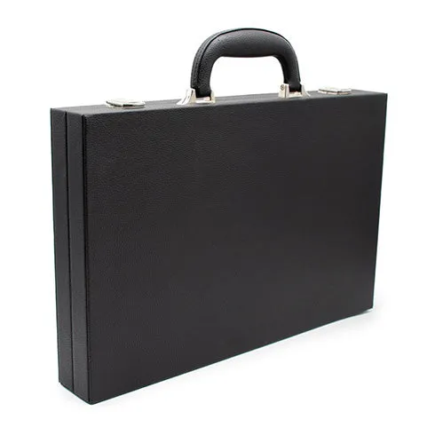 LPG Classics Leather Backgammon Set - Black