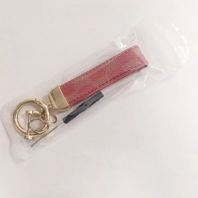 LuxKey Leather Keychain