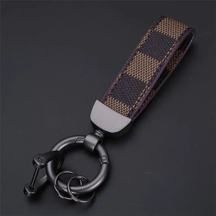LuxKey Leather Keychain