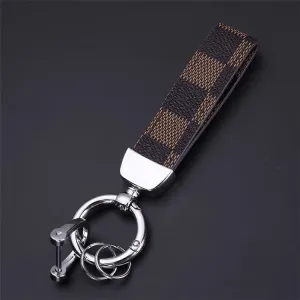 LuxKey Leather Keychain