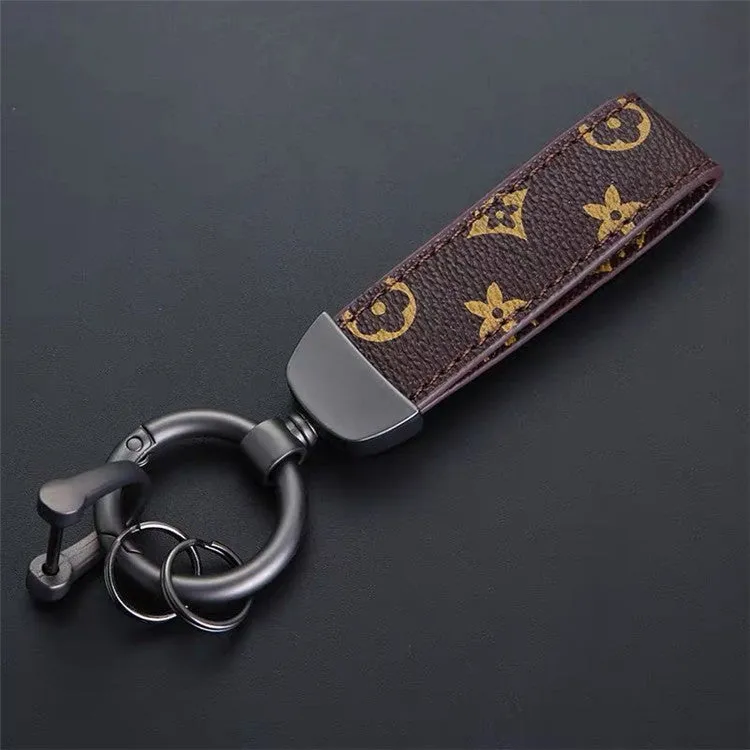 LuxKey Leather Keychain