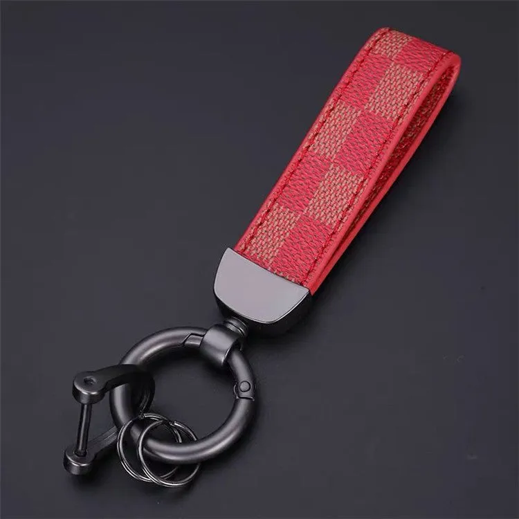 LuxKey Leather Keychain