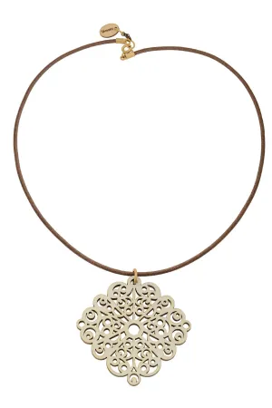MADERA White Wooden Pendant