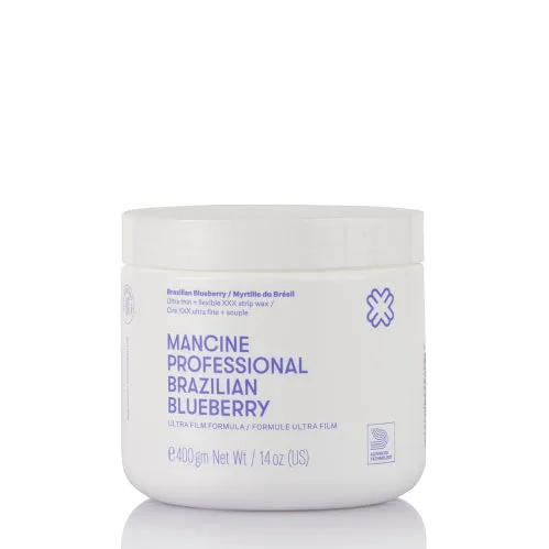 Mancine Strip Wax: Brazilian Blueberry /14 fl oz  - NEW