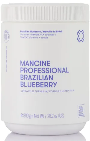 Mancine Strip Wax: Brazilian Blueberry 28.2 fl oz  - NEW