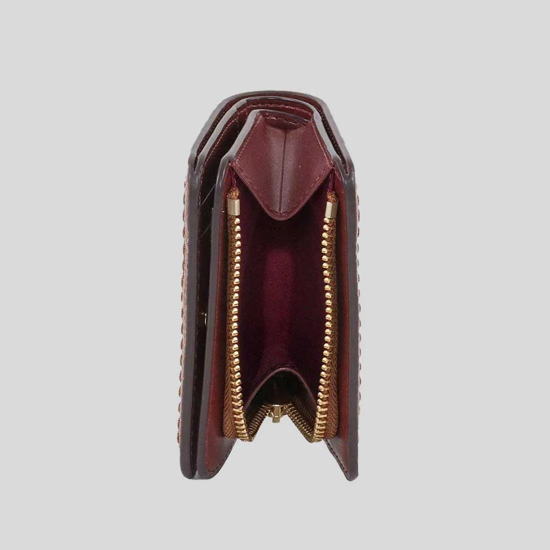 MARC JACOBS Groove Mini Compact Wallet Cognac RB-S101L01SP21
