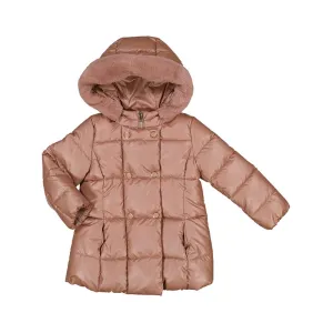 Mayoral Rose Pink Pearly Coat 4489