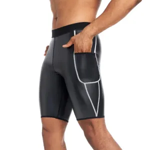 Men's Faux Leather Shorts