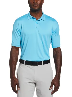 Mens Solid Stretch Polo