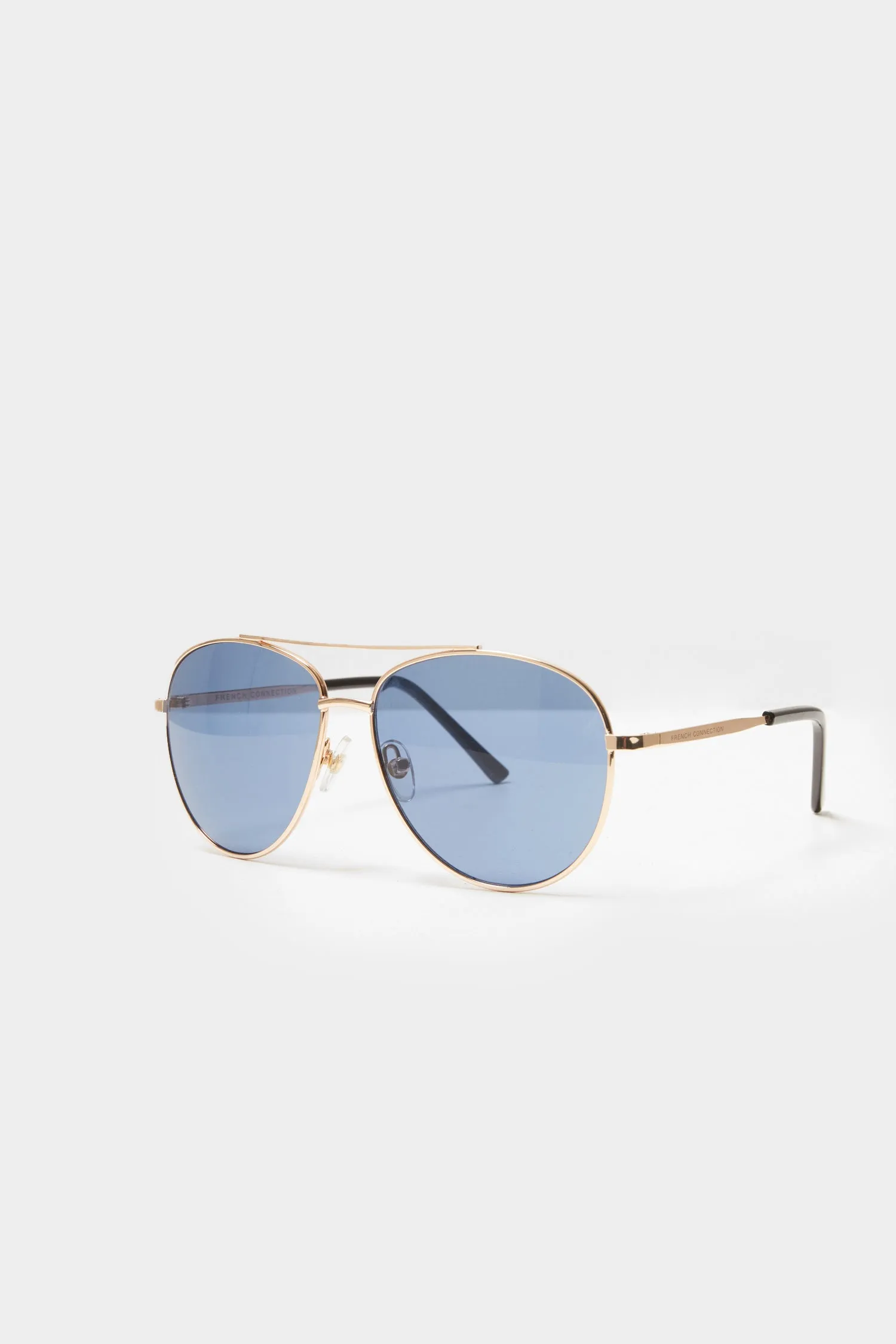 Metal D Frame Aviator Sunglasses