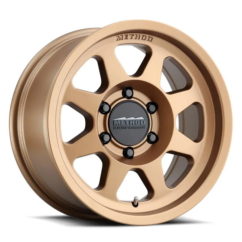 Method MR701 17x9 -12mm Offset 6x5.5 106.25mm CB Method Bronze Wheel