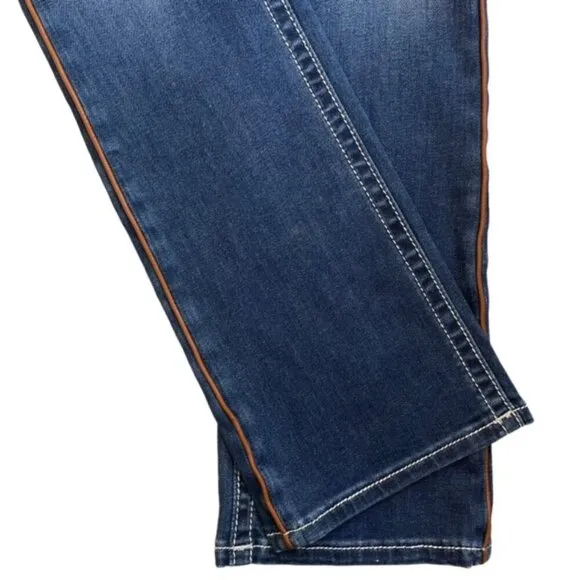 MISS ME Chloe Embellished Bootcut Jeans - Size 28