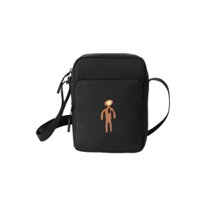 Monke Embroidered Cross-Body Bag