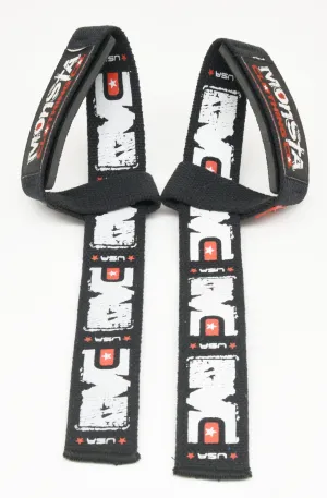 Monsta Clothing co. Mid Level Straps Padded Weight Lifting Strap