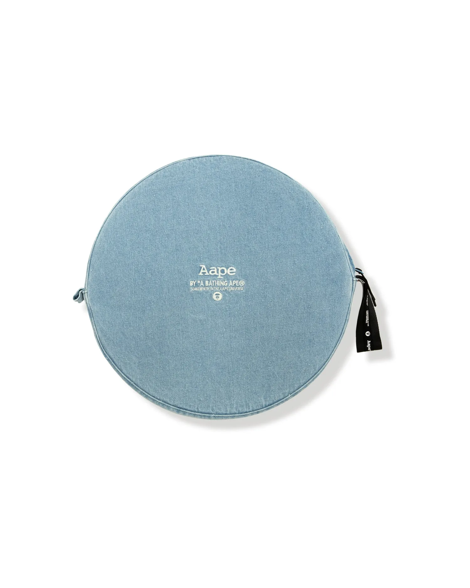 Moonface logo cushion