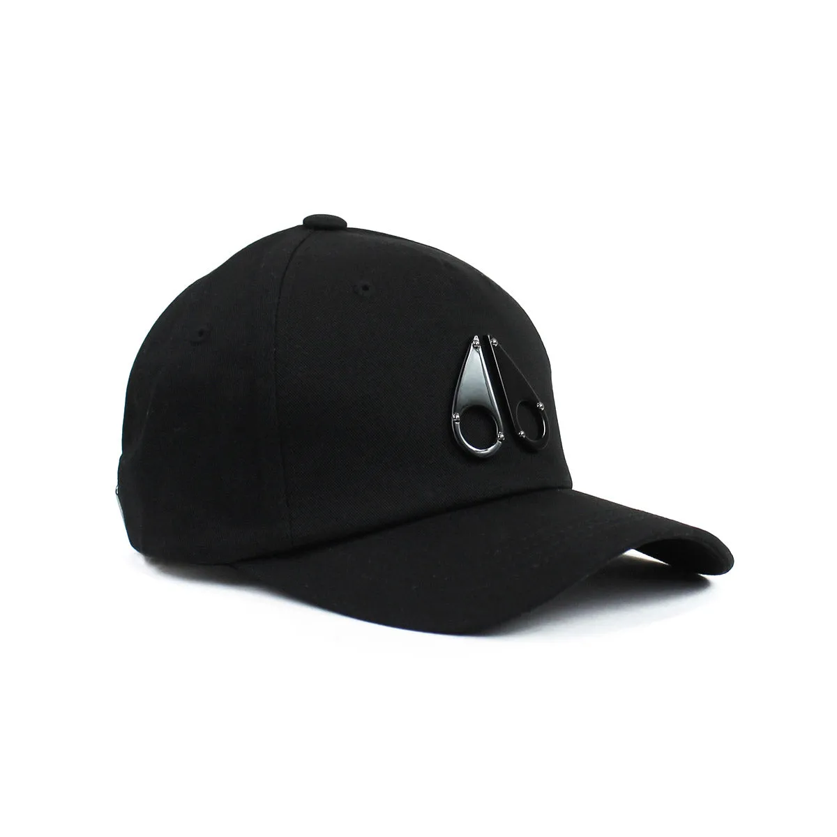 Moose Knuckles - Space Age Metal Logo Cap in Black