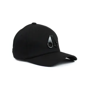 Moose Knuckles - Space Age Metal Logo Cap in Black