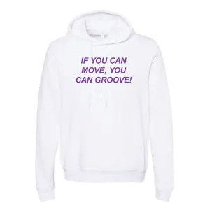 MOSSA Unisex Bella   Canvas Hoodie (white) - Groove Tagline Logo