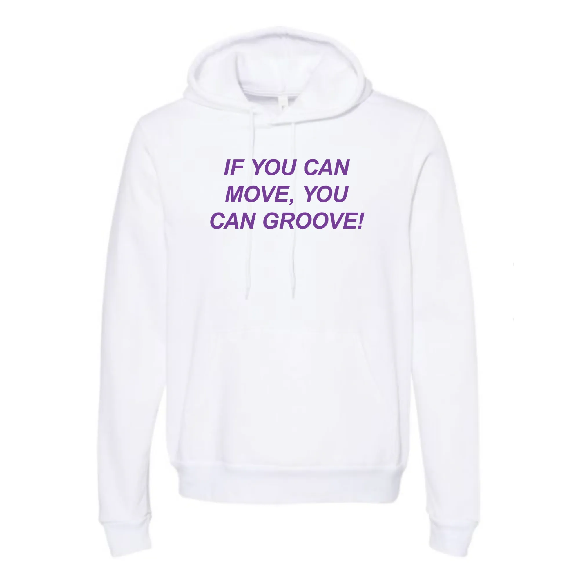 MOSSA Unisex Bella   Canvas Hoodie (white) - Groove Tagline Logo