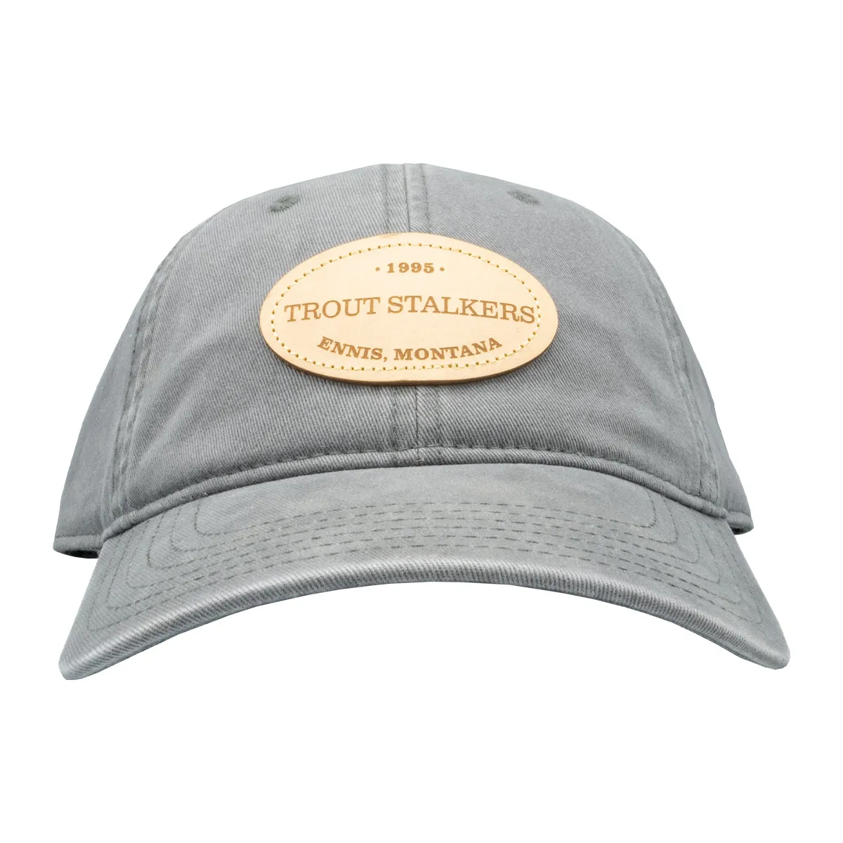 MTS Logo Leather Patch 326 Charcoal