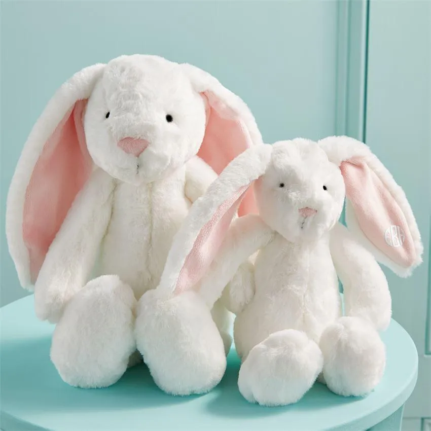 Mud Pie Pink Faux Fur Plush Bunny