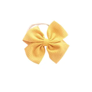 Mustard Pinwheel Headband