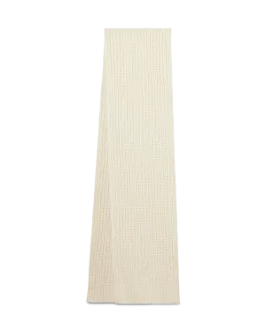 Nell Rib Knit Rectangular Scarf