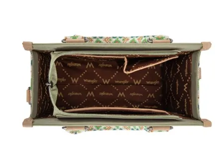 NEW DROP Wrangler Aztec Print Tote/Crossbody