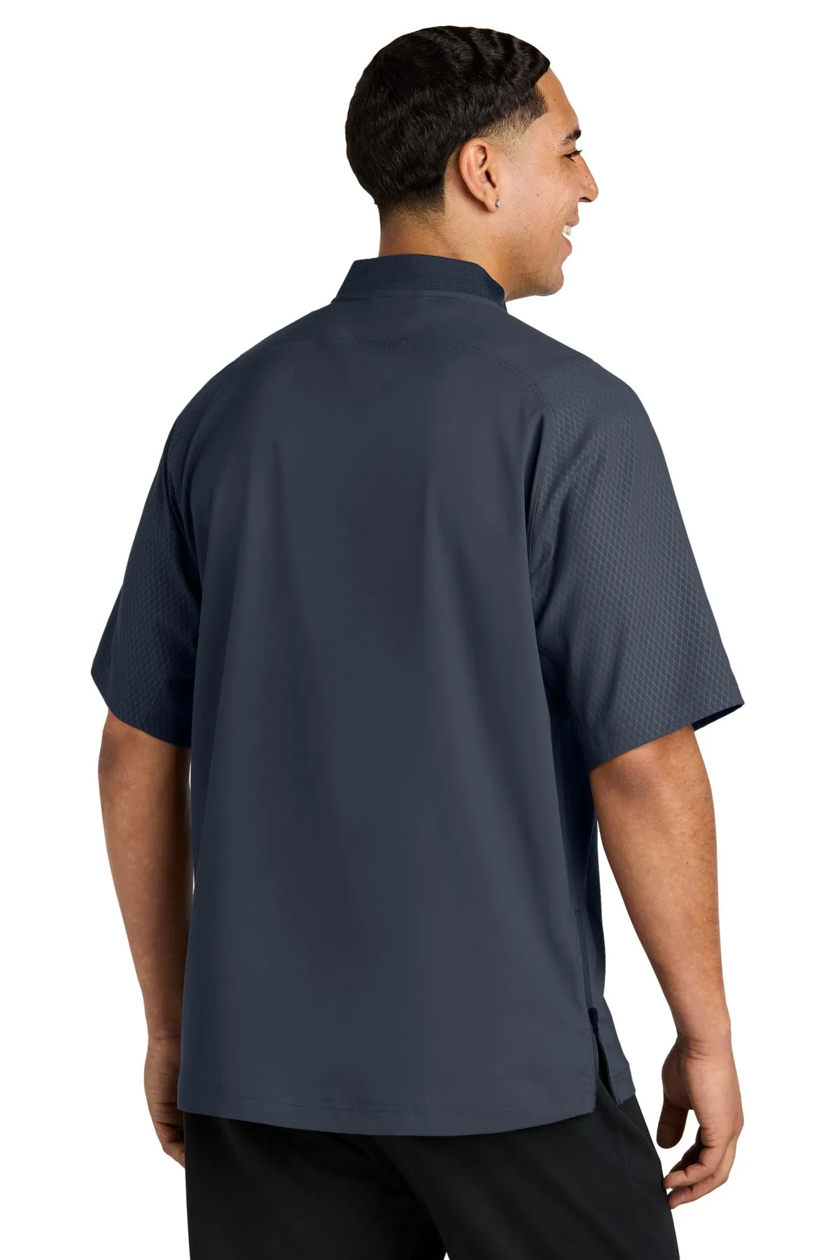 New Era  Cage Short Sleeve 1/4-Zip Jacket. NEA600 True Navy