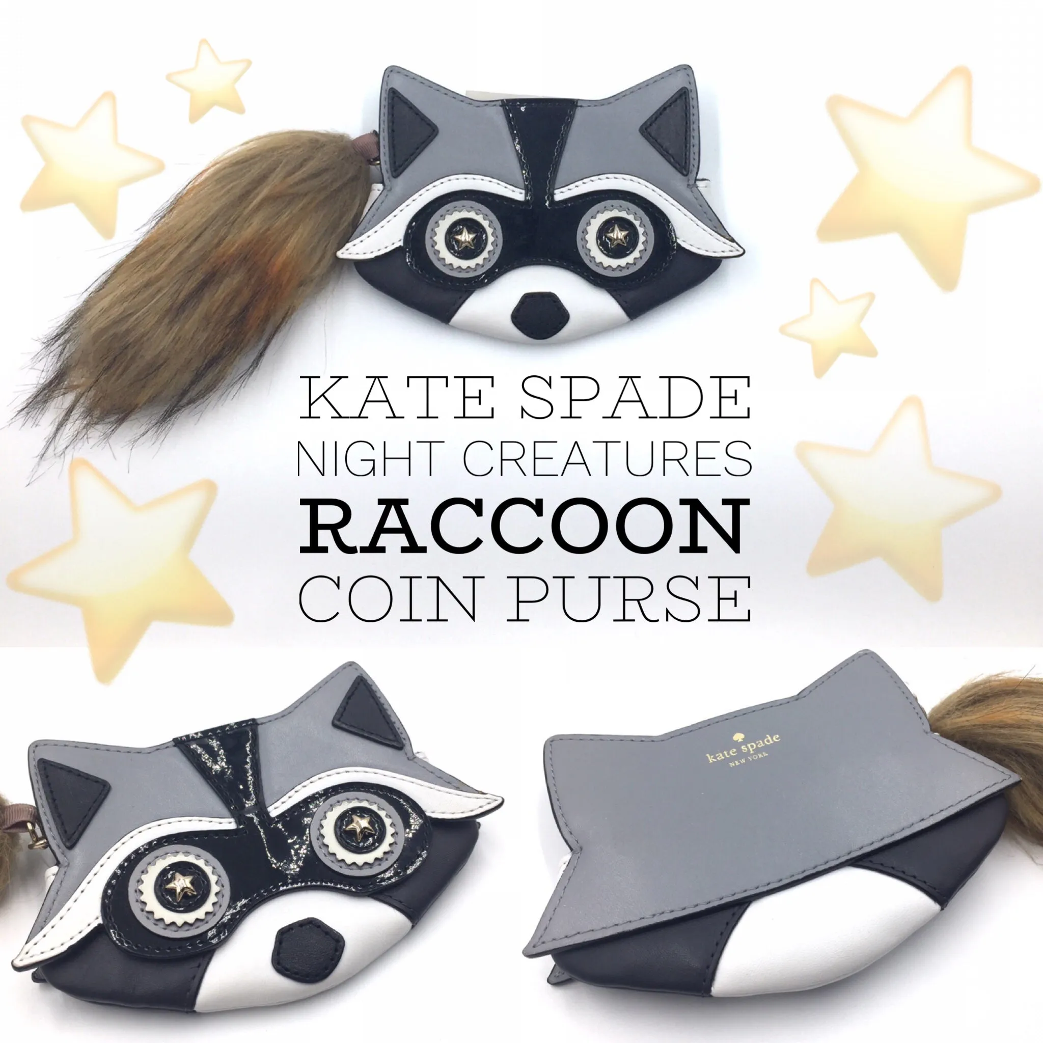 Night Creatures Raccoon Coin Purse