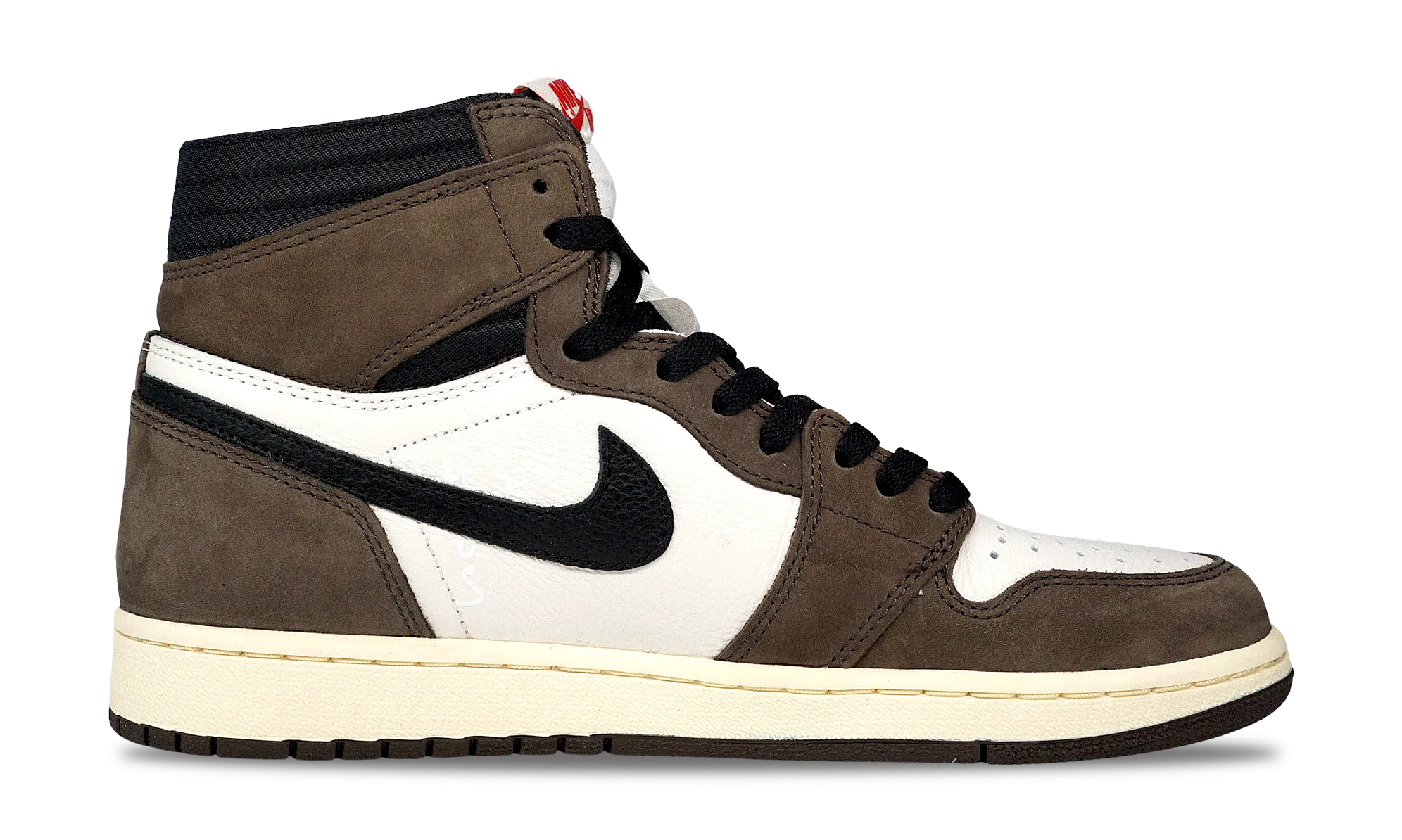Nike Jordan 1 Retro High x Travis Scott Sail Mocha (CD4487-100) Mens Size 10.5