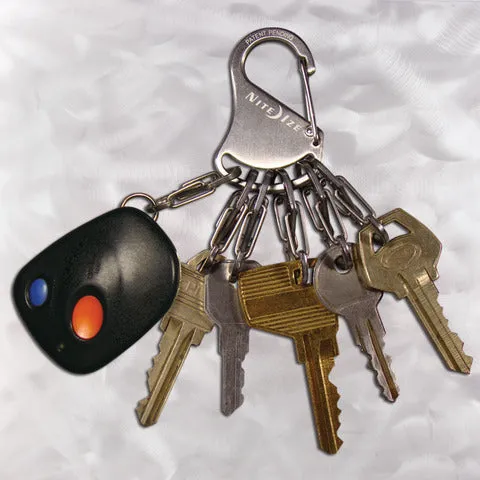 Nite ize - Keyrack black S Biner (Stainless) - FBH
