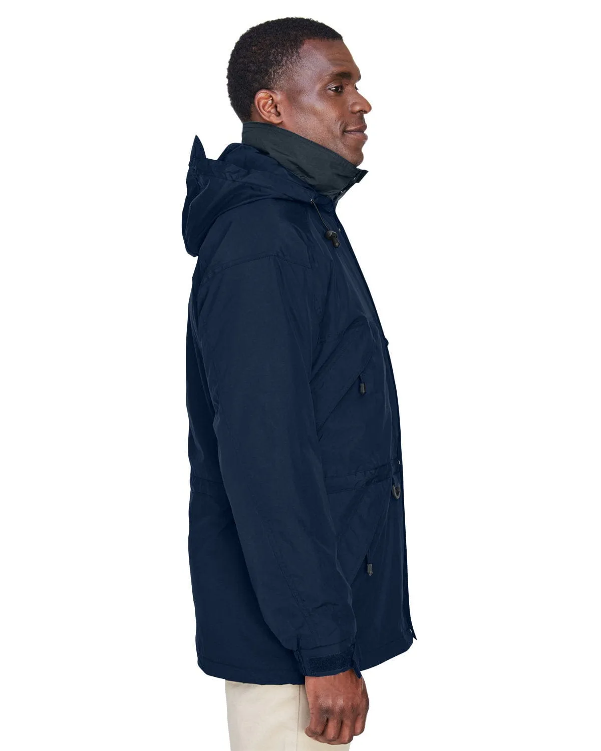 North End Mens 3-In-1 Techno Series Parka With Dobby Trim