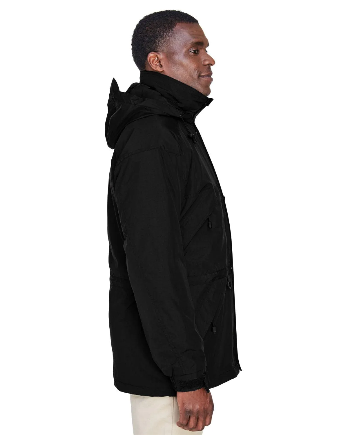 North End Mens 3-In-1 Techno Series Parka With Dobby Trim