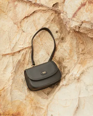 Nurita Harith Naime Saddle Crossbody Belt Bag (Black)