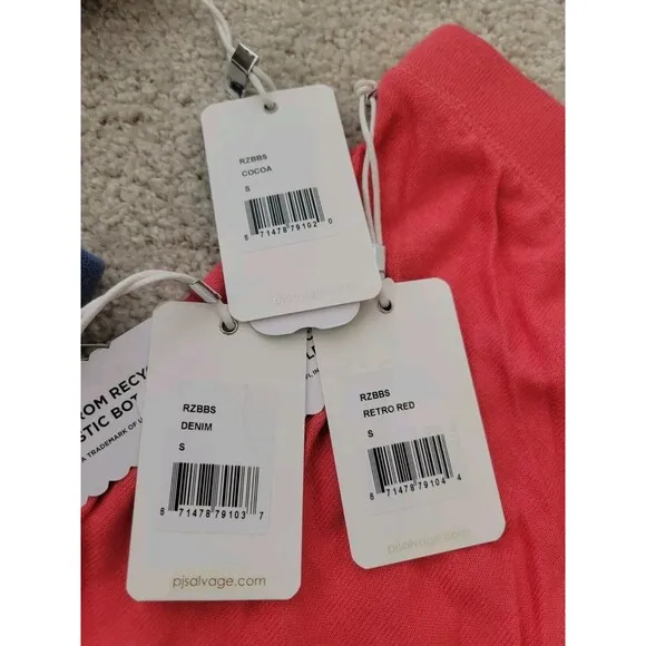 NWT (Lot Of 3) P.J. Salvage Borrowed from the Boys Shorts Women’s Lounge Small
