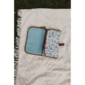 OiOi - Change Mat Clutch - Blue Paisley
