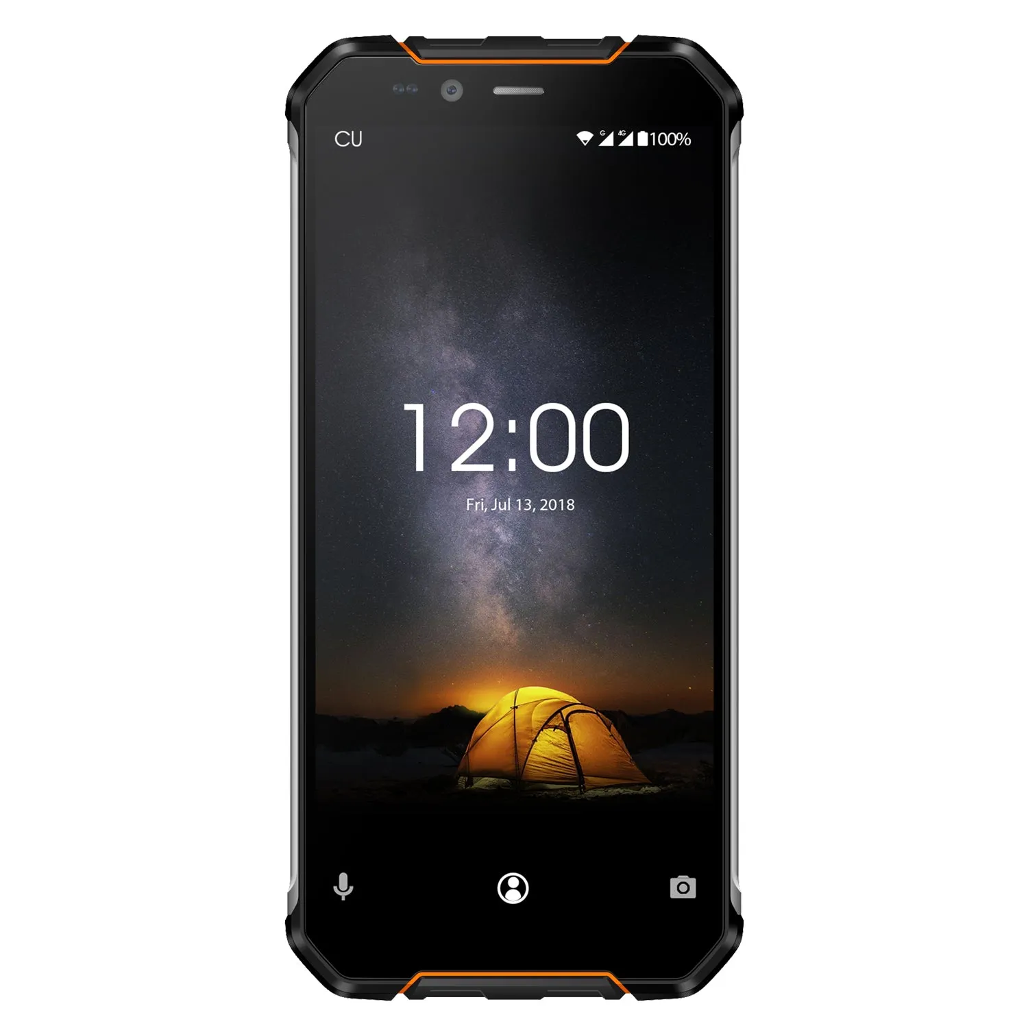 Orange Original OUKITEL WP1 4G Mobile Phone Android 8.1 4GB RAM 64GB ROM Octa Core IP68 Waterproof 5.5"" FHD Wireless Charging