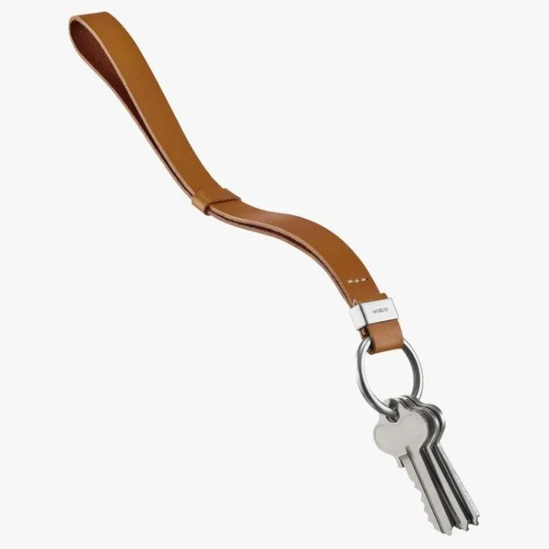 ORBITKEY  Strap - Tan/White Stitching