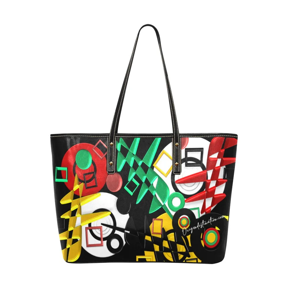 Origen Destination Elec Women's Rivet-strap Large Tote Bag