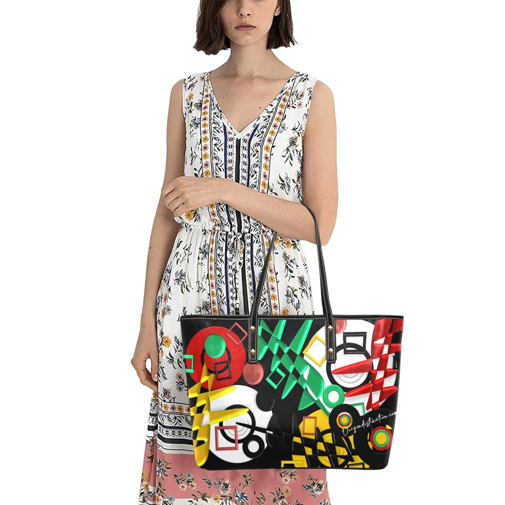 Origen Destination Elec Women's Rivet-strap Large Tote Bag