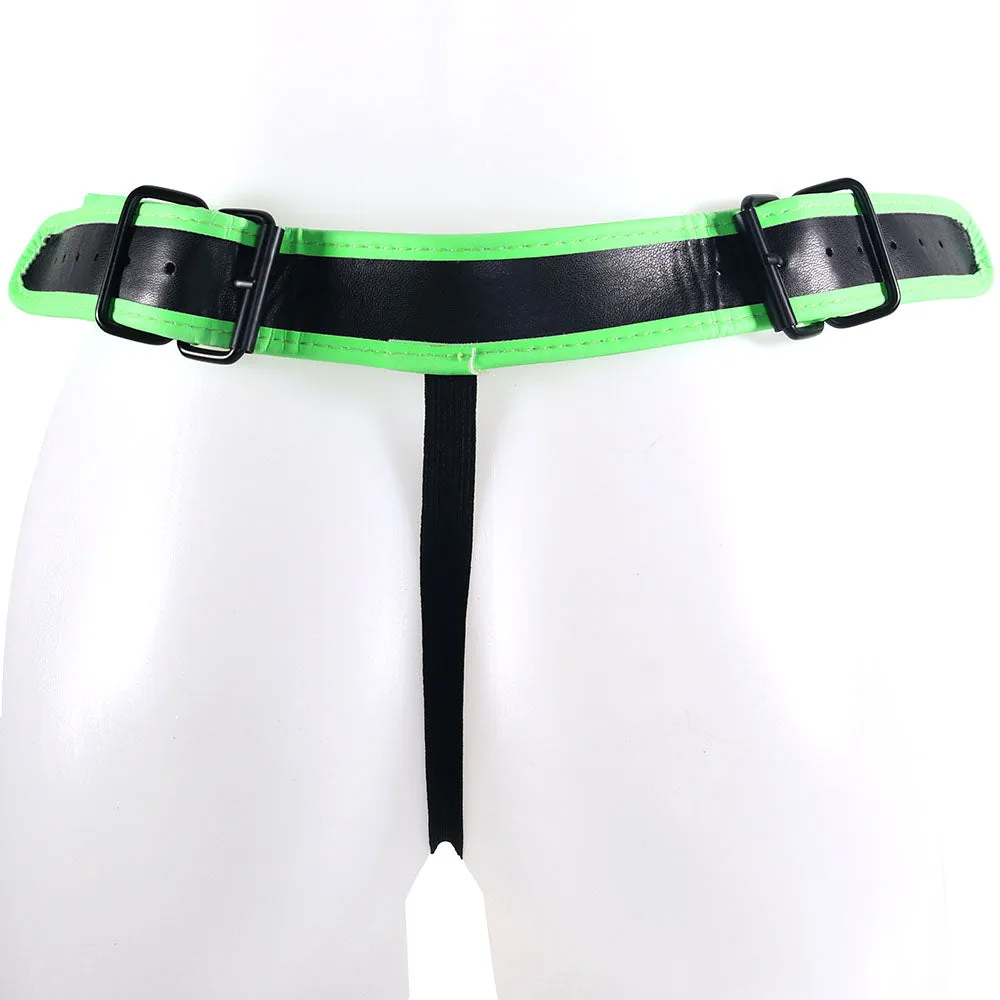 Ouch! Glow In The Dark Side Buckle Jock Strap /M