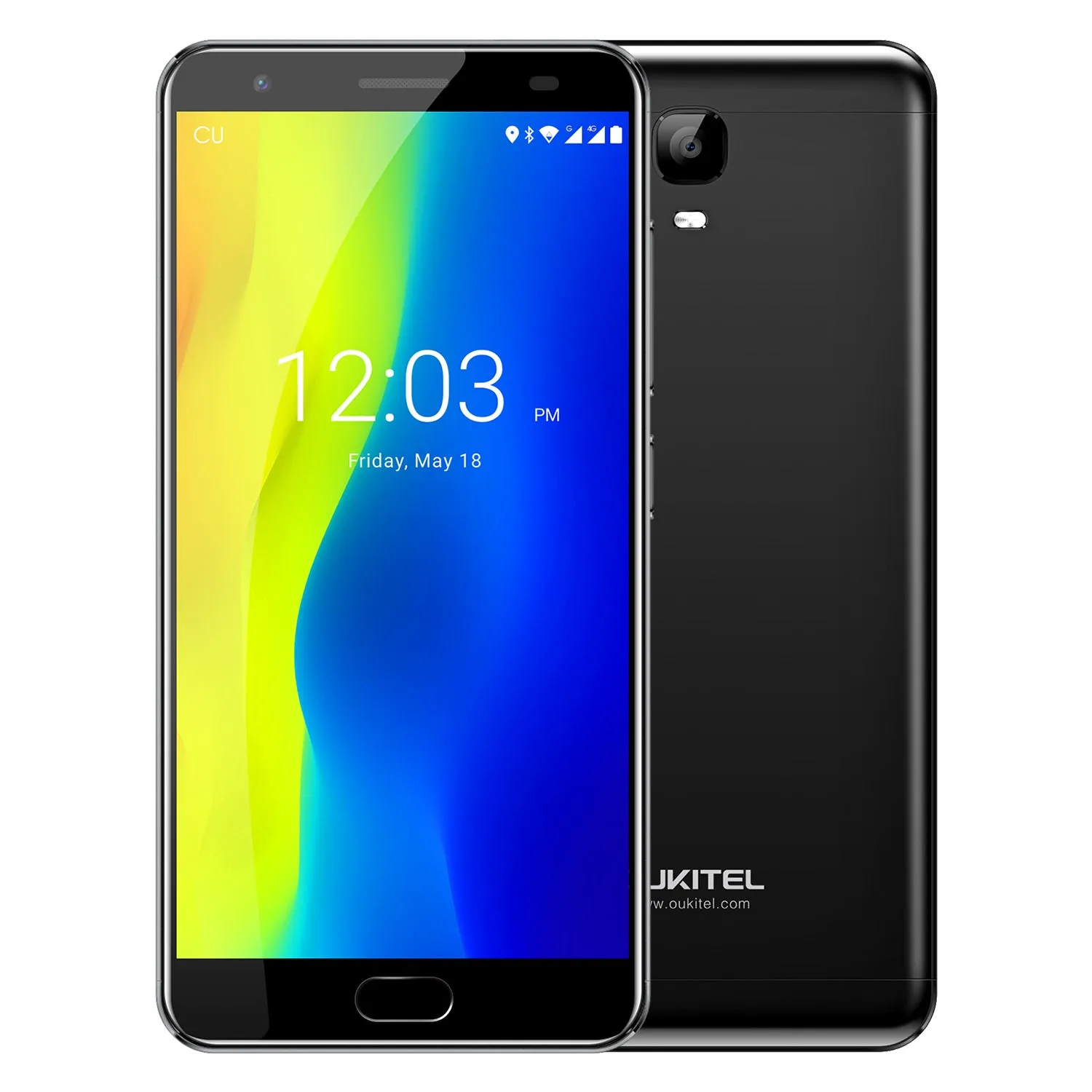 OUKITEL K6000 Plus 5.5 Inch MTK 6750T 4GB   64GB Black Smart Phone