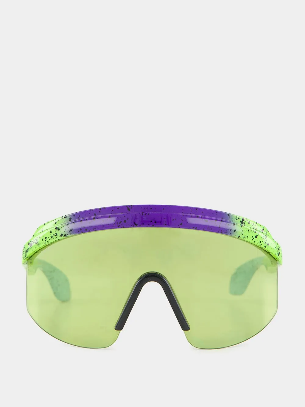 Oversize-Frame Logo-Embossed Sunglasses