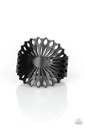 Paparazzi Wildflower Garden - Leather Wrap Bracelet