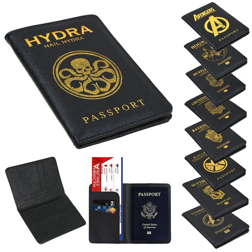 Passport Cover Harry Potter Travel Case Wallet Hogwarts Credit Card Case